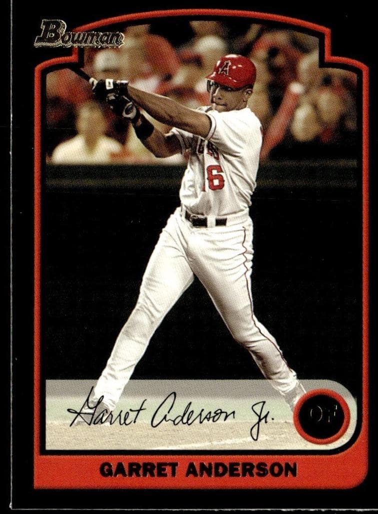 Garret Anderson 2003 bowman Bowman