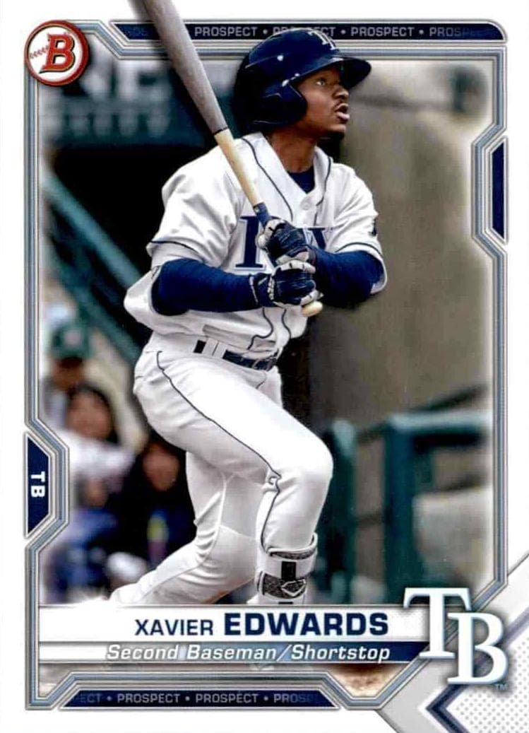 Xavier Edwards 2021 bowman Bowman