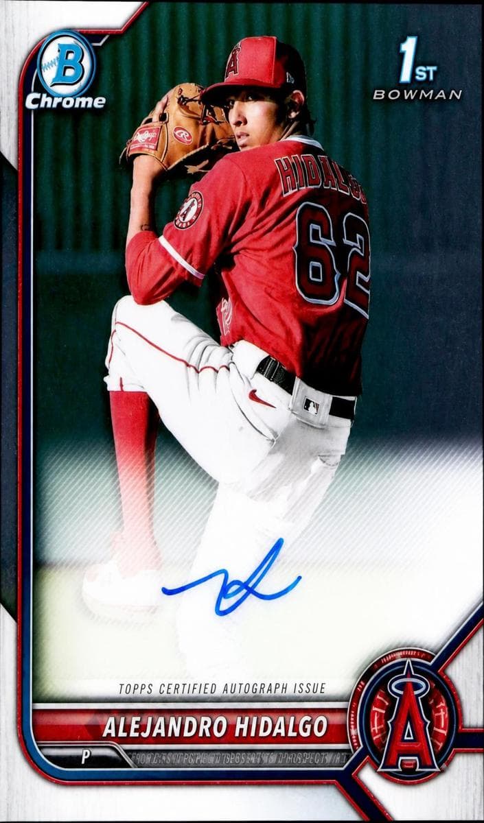 Alejandro Hidalgo trading card