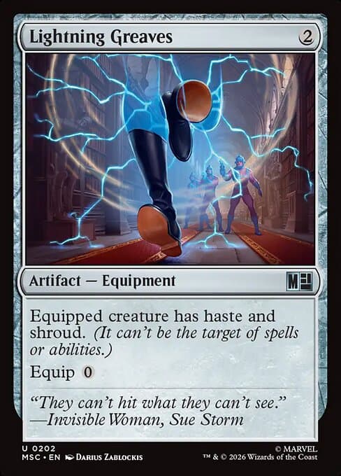Lightning Greaves 2024 Magic: The Gathering
