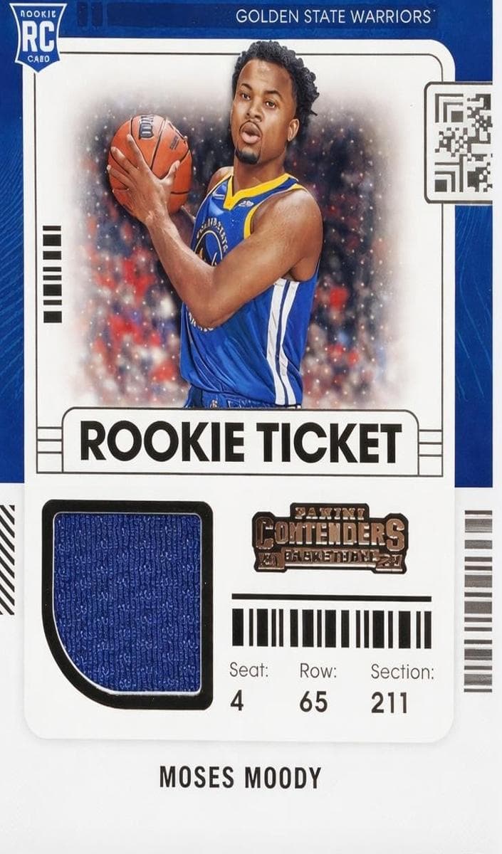 Moses Moody 2021 panini Panini Contenders