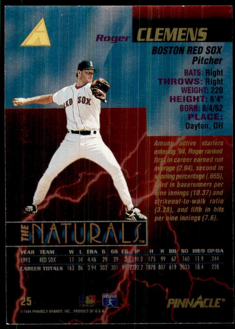 Roger Clemens 1994 unknown