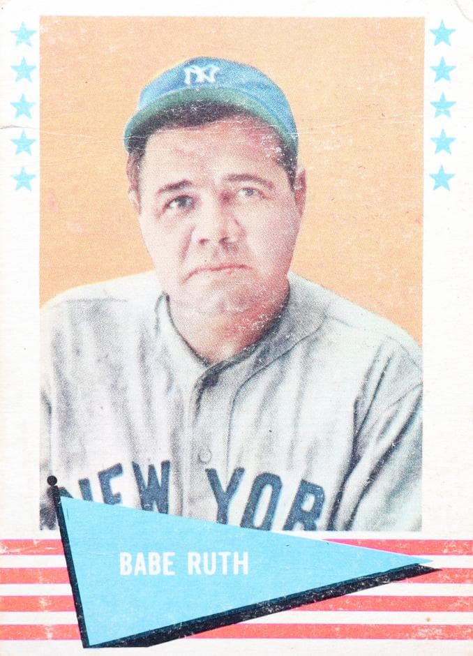 Babe Ruth 1961 fleer
