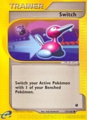 Switch trading card