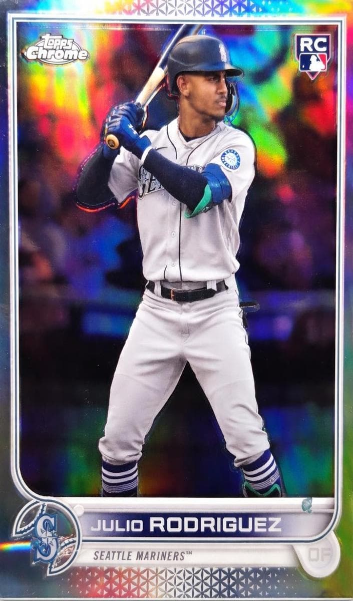 Julio Rodriguez 2022 topps Topps Chrome