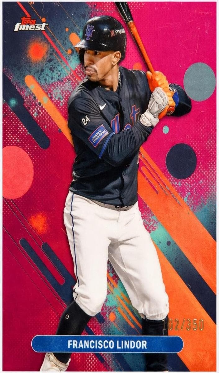 Francisco Lindor 2025 topps Topps Finest