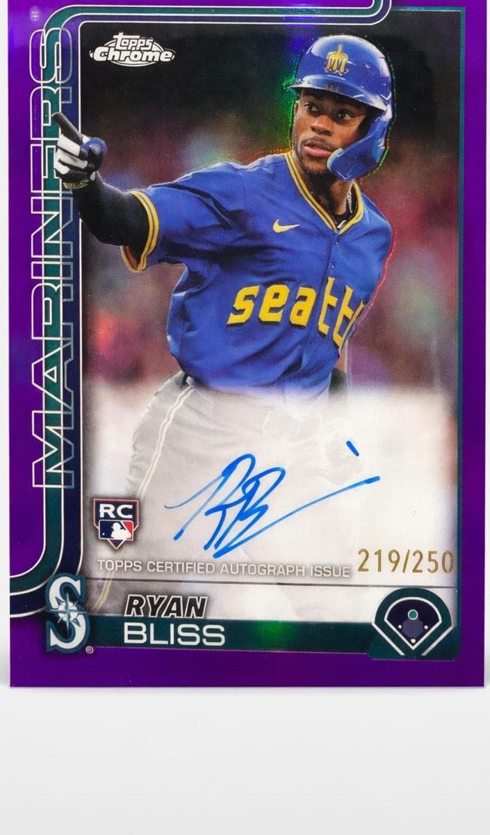 Ryan Bliss 2025 topps Topps Chrome Update