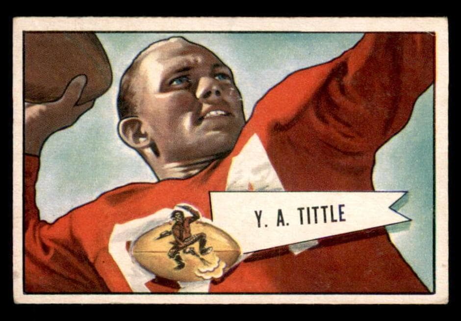 Y. A. Tittle 1952 bowman Bowman Small