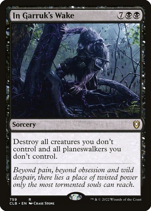 In Garruk's Wake 2014 Magic: The Gathering M15 Dated Promo