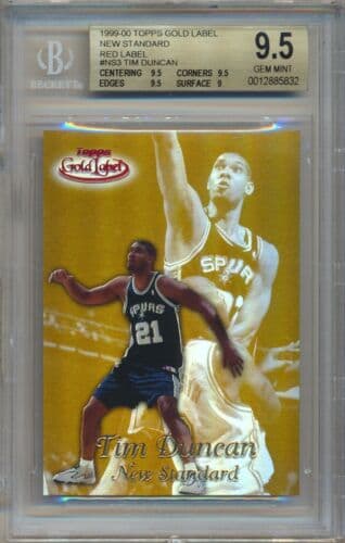 Tim Duncan 1999 topps