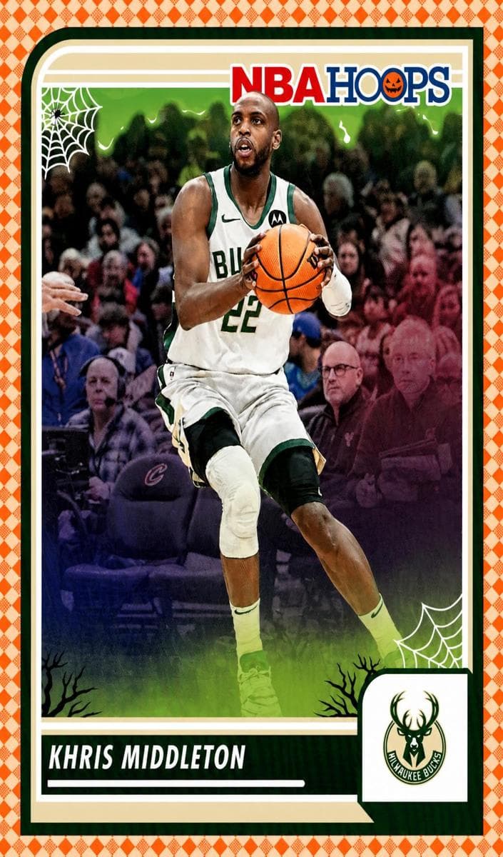 Khris Middleton 2023 panini Hoops Haunted Hoops