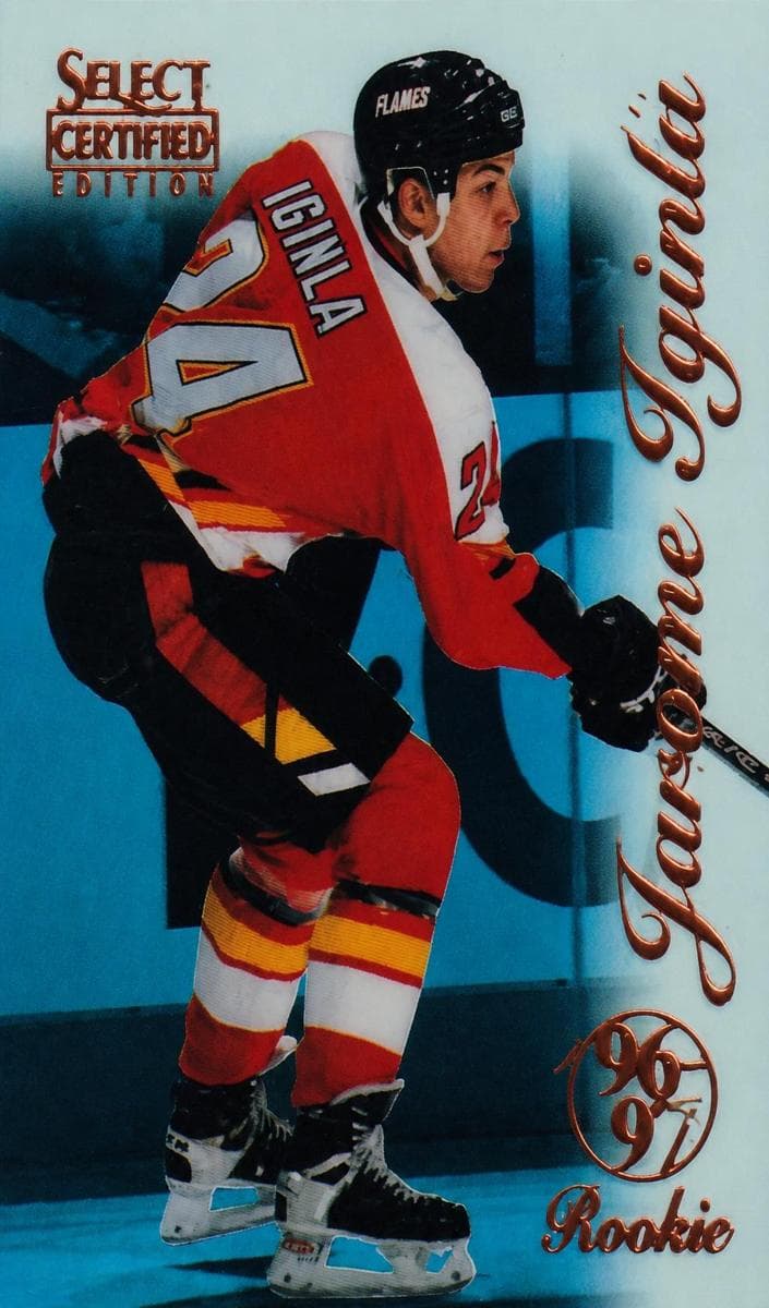 Jarome Iginla 1996 panini Select Certified