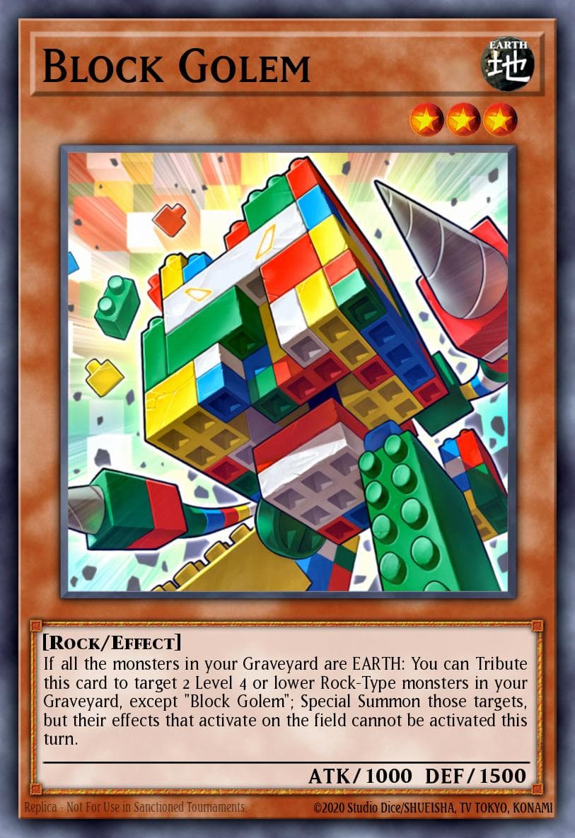 Block Golem 2012 Yu-Gi-Oh! Return of the Duelist