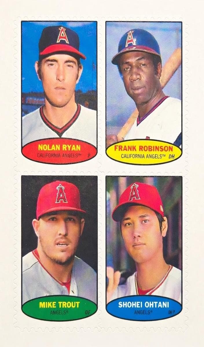 Nolan Ryan / Frank Robinson / Mike Trout / Shohei Ohtani #74BS-1-4