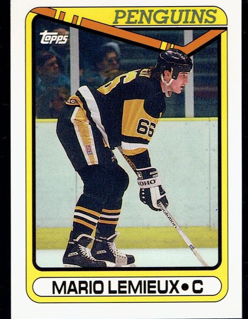 Mario Lemieux 1990 topps Topps
