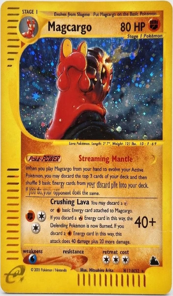 Magcargo trading card