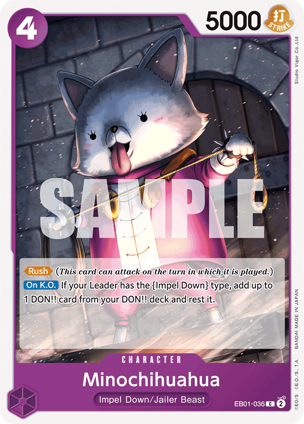 Minochihuahua 2024 One Piece Extra Booster Memorial Collection