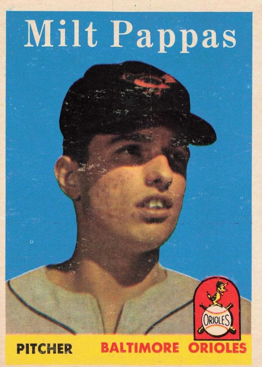 Milt Pappas 1958 topps Topps