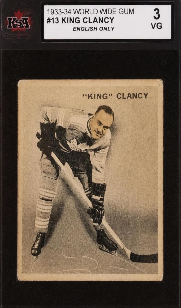 King Clancy 1933 unknown