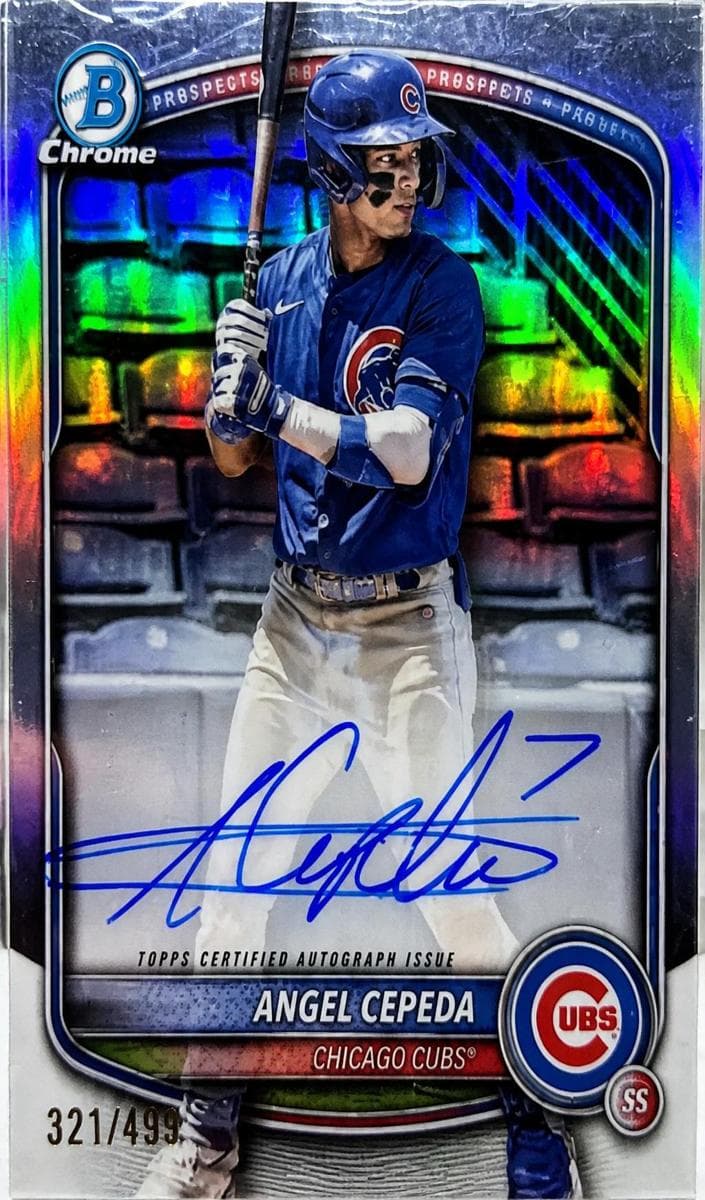Angel Cepeda 2025 bowman Bowman Chrome