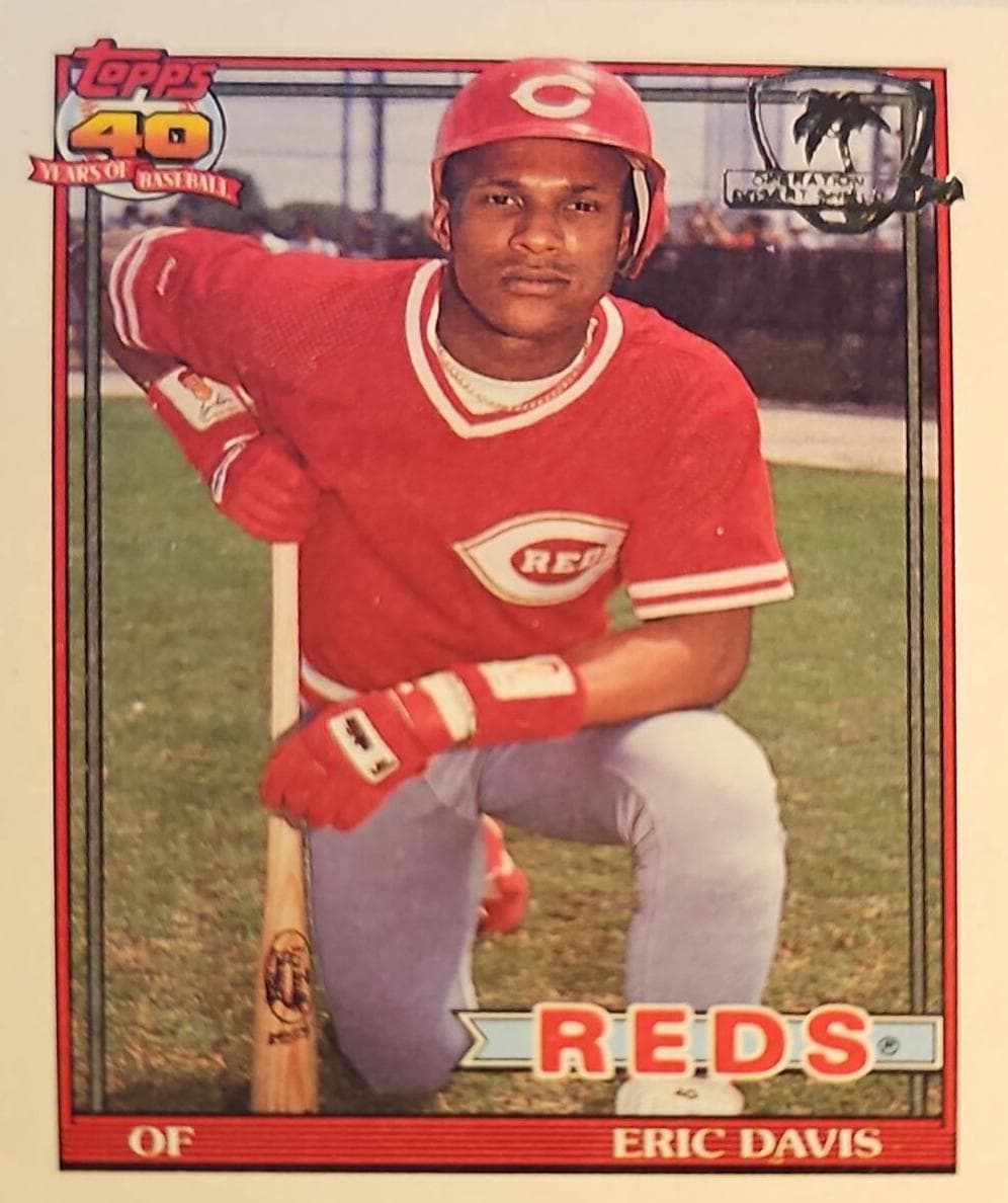 Eric Davis 1991 topps Topps