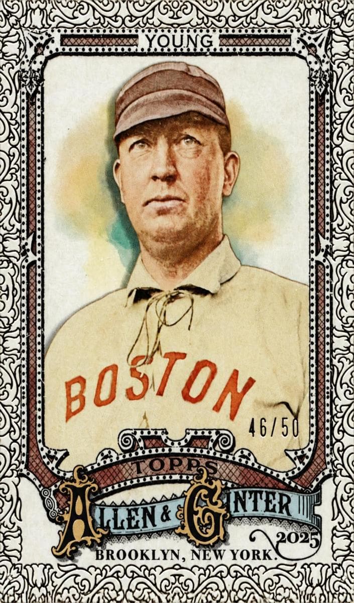 Cy Young trading card