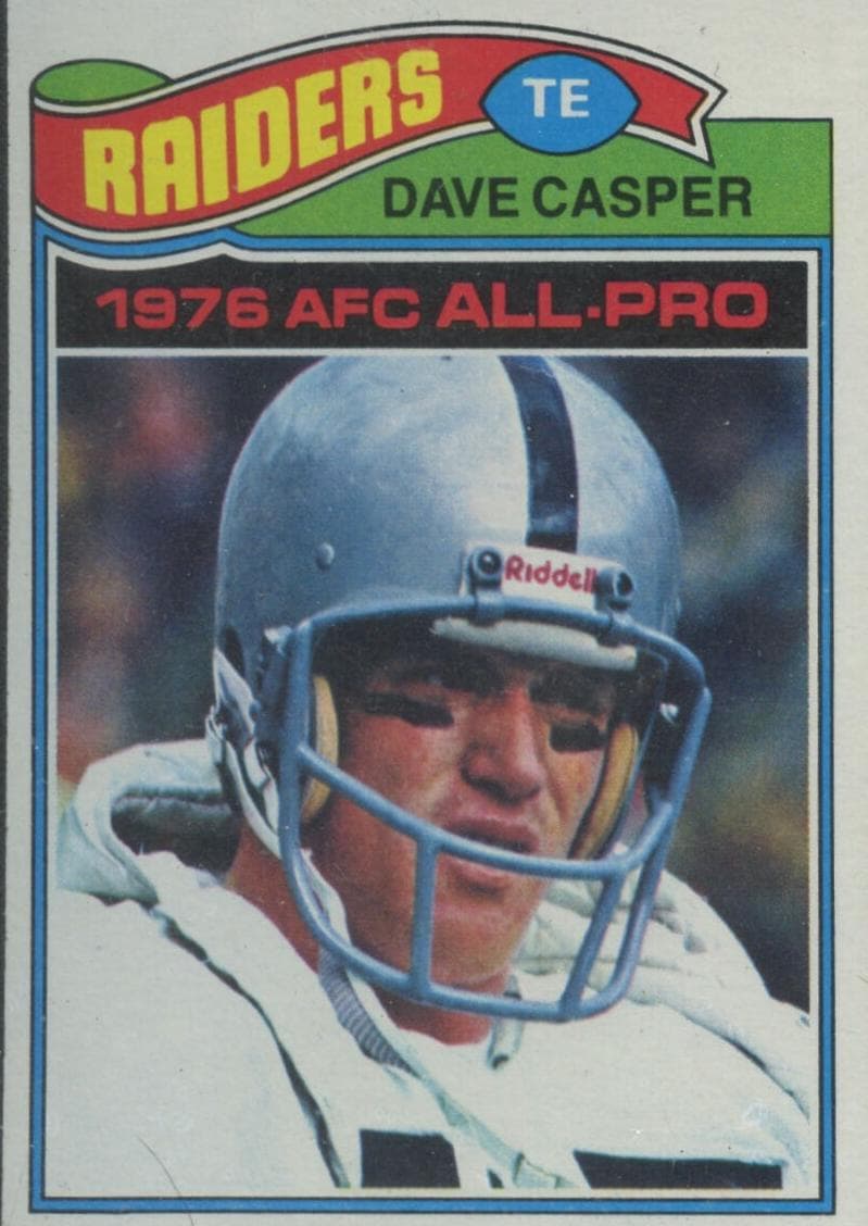 Dave Casper 1977 topps Topps