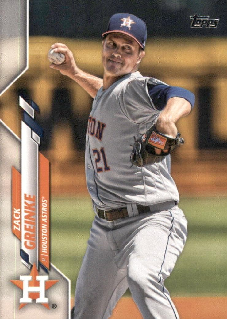 Zack Greinke 2020 topps Topps