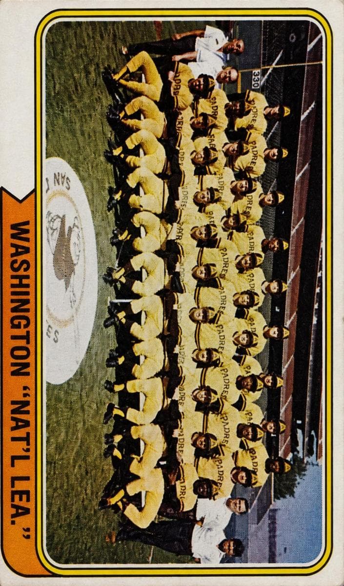 San Diego Padres 1974 topps Topps