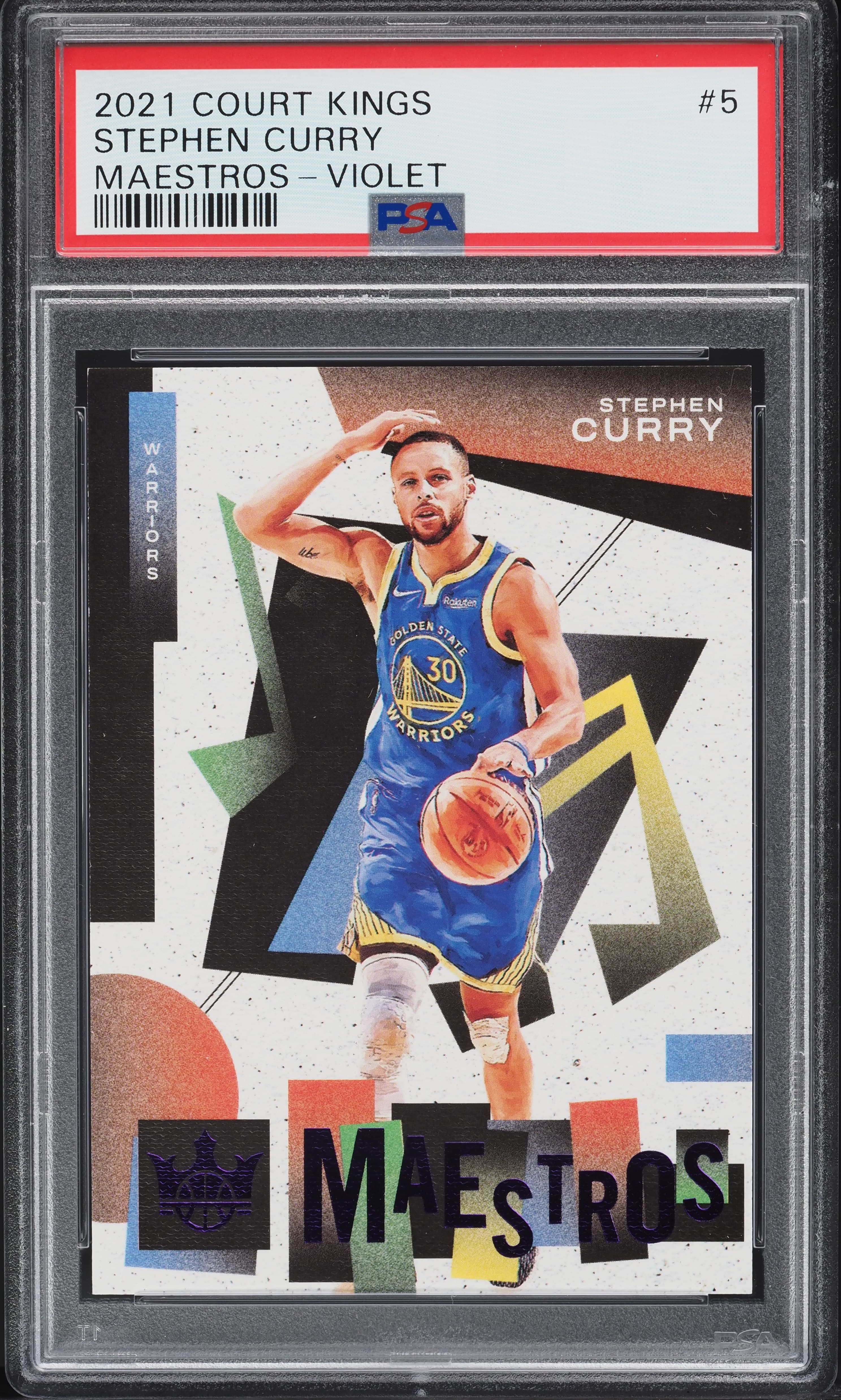 Stephen Curry 2021 panini Panini Court Kings
