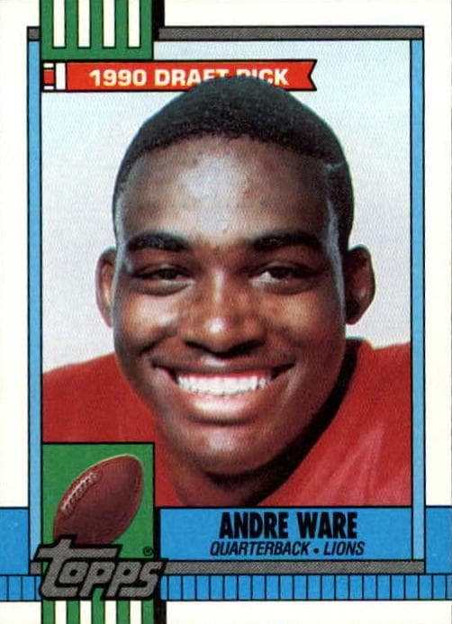 Andre Ware 1990 topps