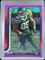 Mason Taylor 2025 topps Topps Chrome Rookie Autographs