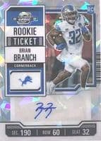 Brian Branch 2023 panini Panini Contenders Optic