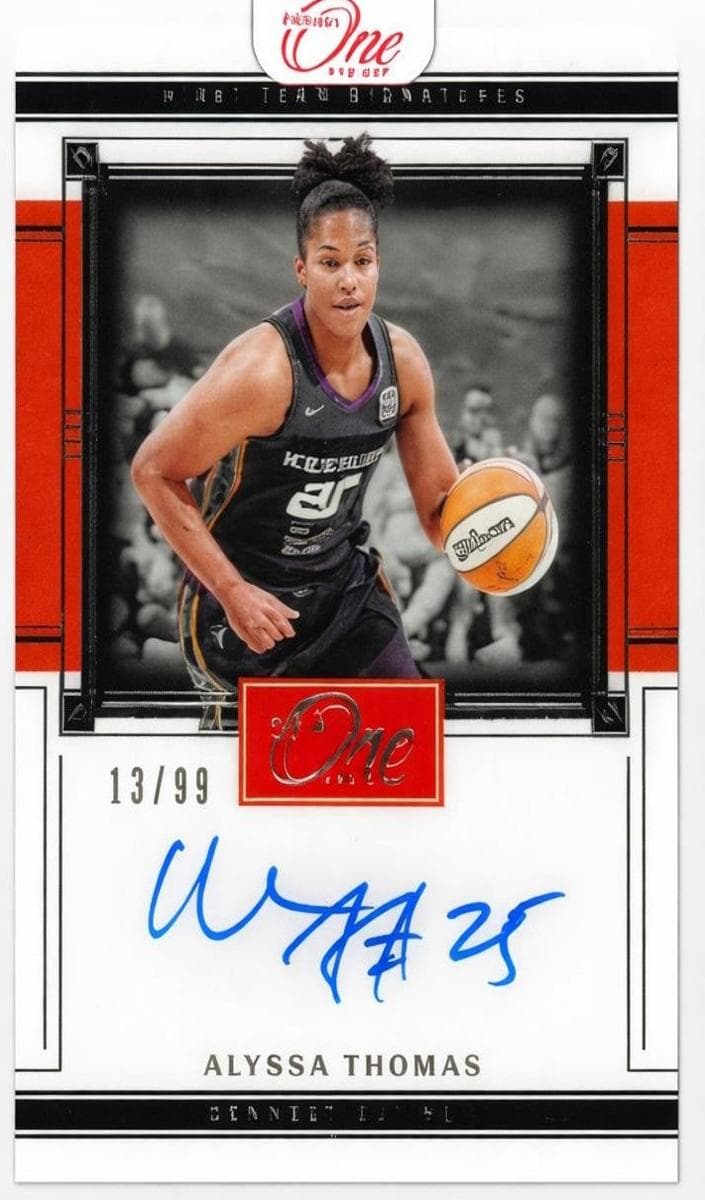 Alyssa Thomas 2025 panini One And One Wnba First Team Signatures