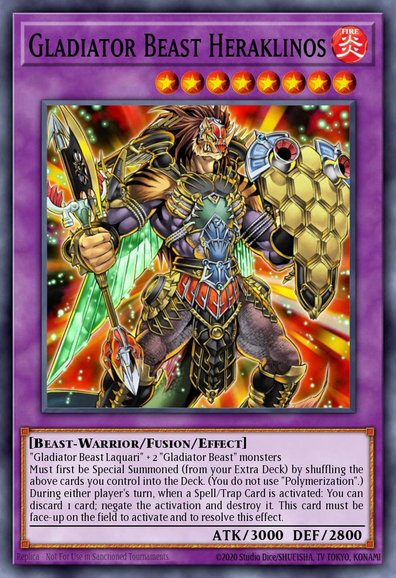 Gladiator Beast Heraklinos #TU02-EN000