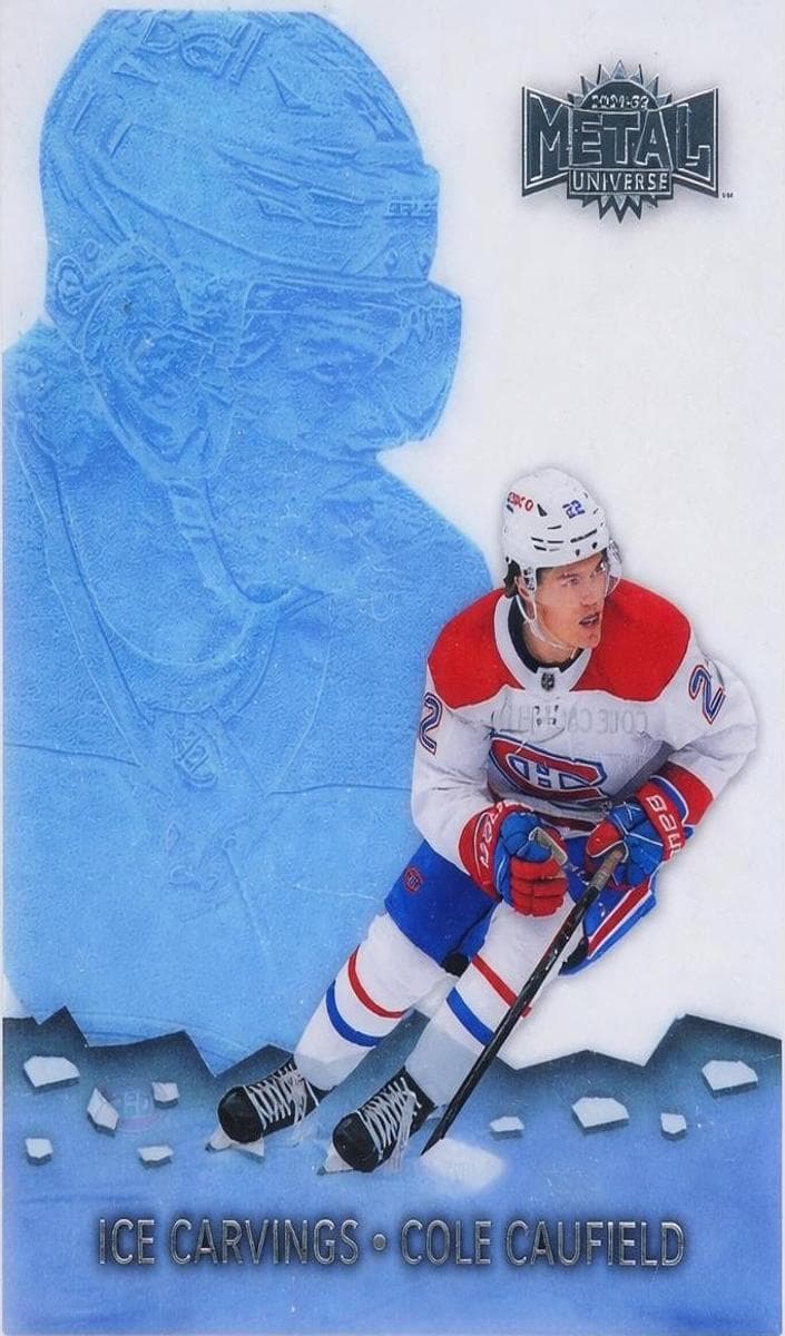 Cole Caufield 2021 fleer SkyBox Metal Universe