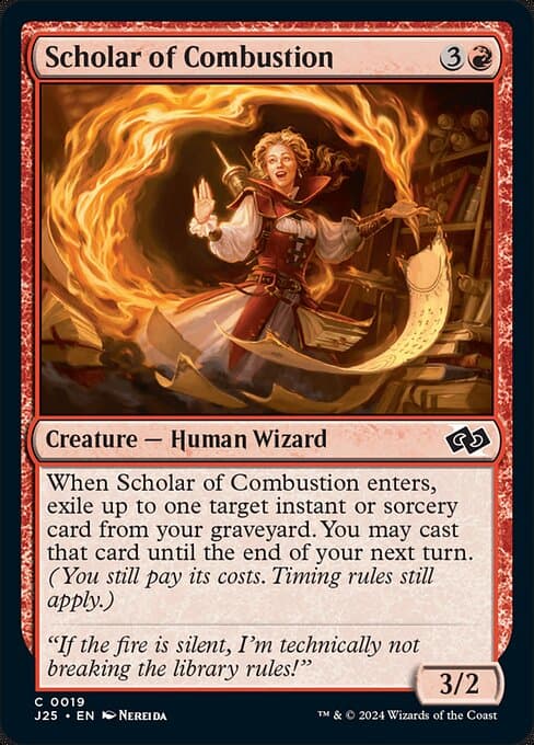 Scholar of Combustion 2024 Magic: The Gathering Foundations Jumpstart