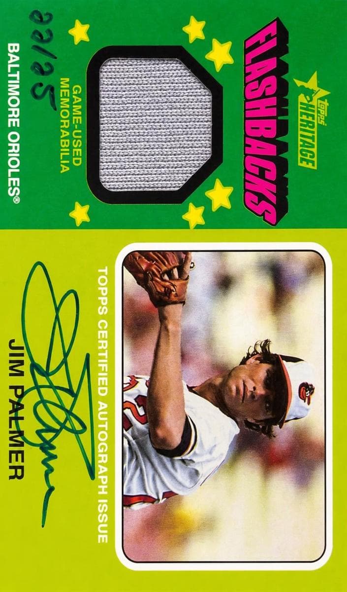 Jim Palmer 2024 topps Topps Heritage