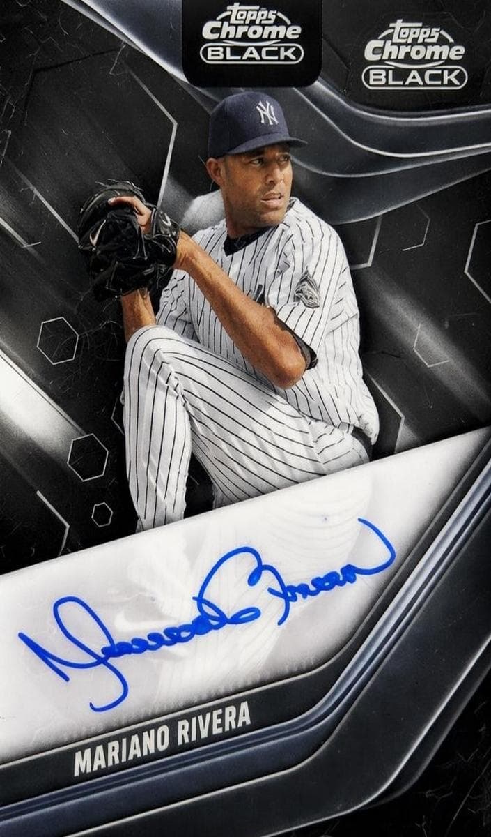 Mariano Rivera 2023 topps Topps Chrome Black