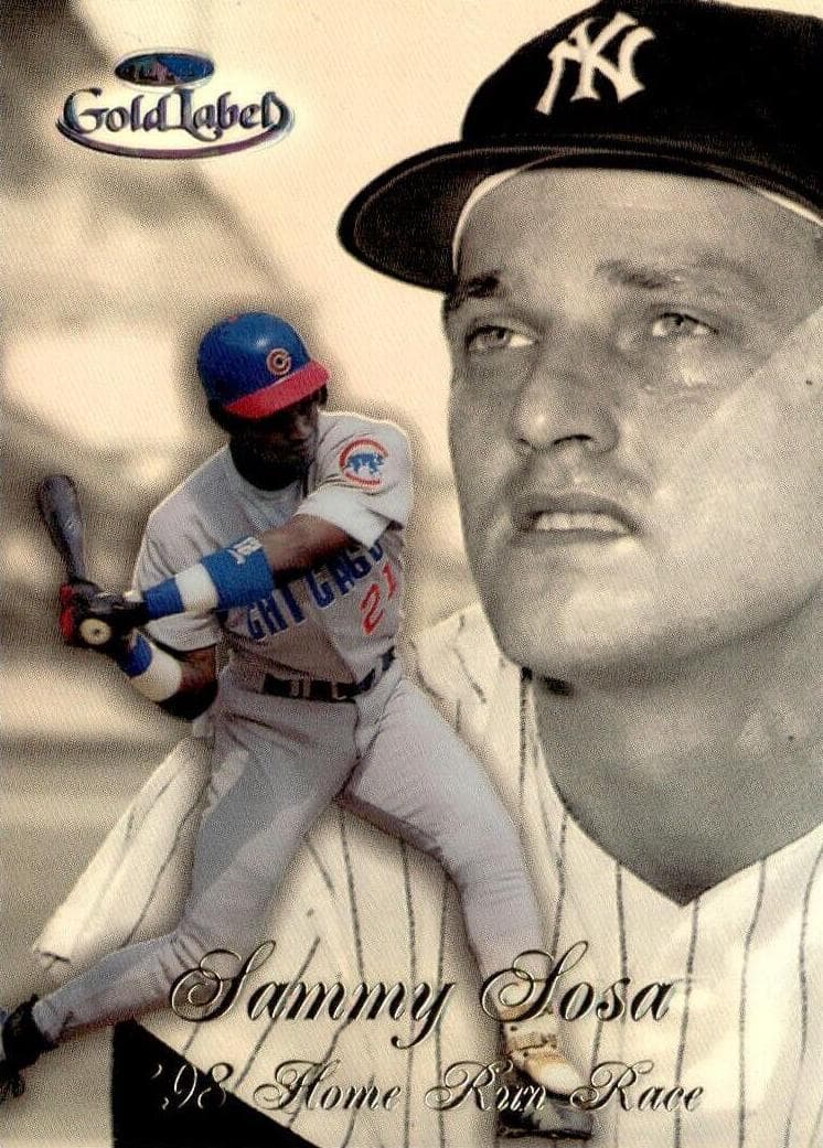 Sammy Sosa 1998 topps Topps Gold Label