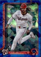 James Wood 2025 topps Topps Chrome Sapphire