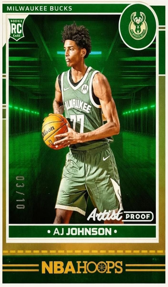 AJ Johnson 2024 panini Hoops