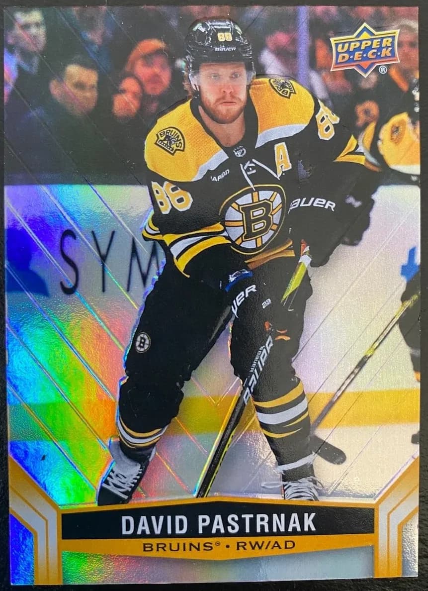 David Pastrnak 2023 upper-deck Upper Deck Tim Hortons Collector's Series