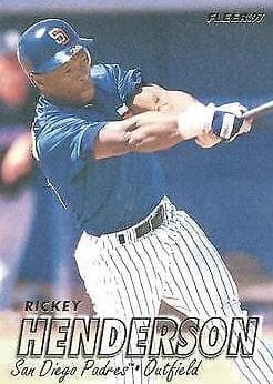 Rickey Henderson 1997 fleer Fleer