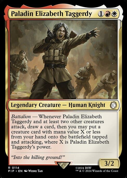 Paladin Elizabeth Taggerdy 2024 Magic: The Gathering Fallout