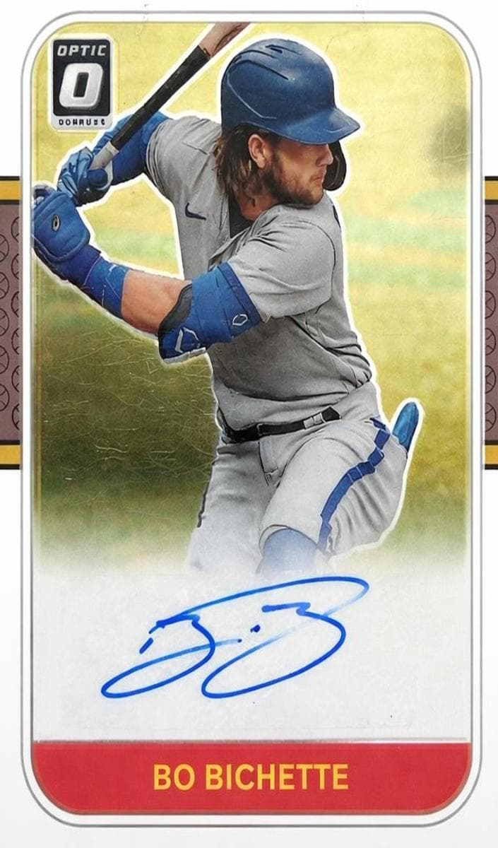 Bo Bichette 2021 panini Donruss Optic