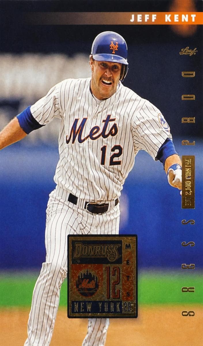 Jeff Kent 1996 panini Donruss