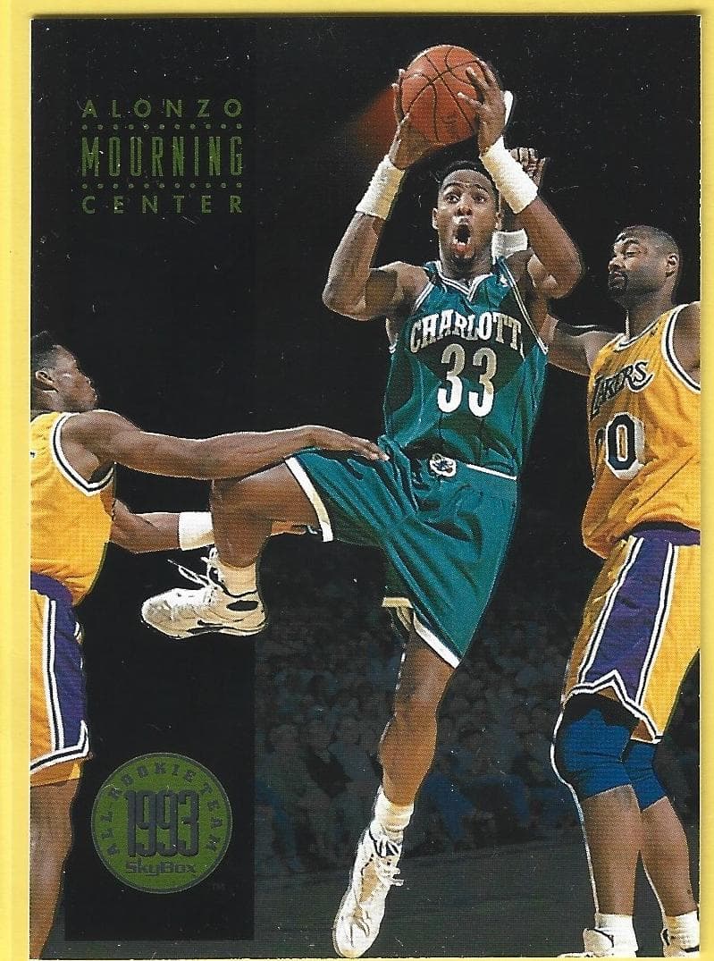 Alonzo Mourning 1993 fleer SkyBox Premium