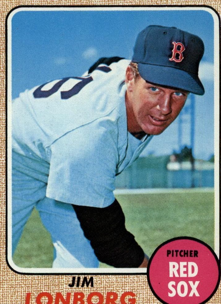 Jim Lonborg 1968 topps Topps