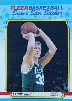 Larry Bird 1988 fleer